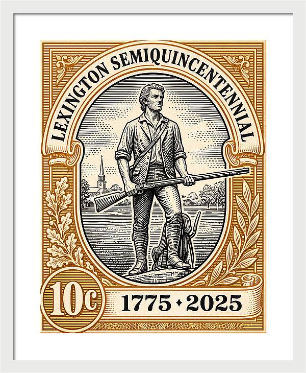 Lexington 10c - Framed Print