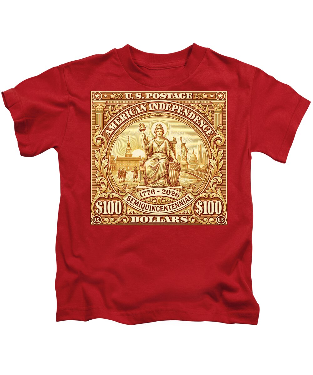 Liberty $100 - Kids T-Shirt