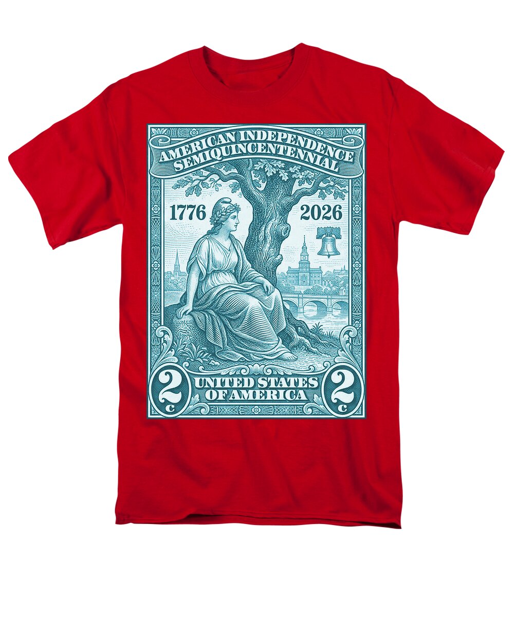 Liberty 2c blue - Men's T-Shirt  (Regular Fit)