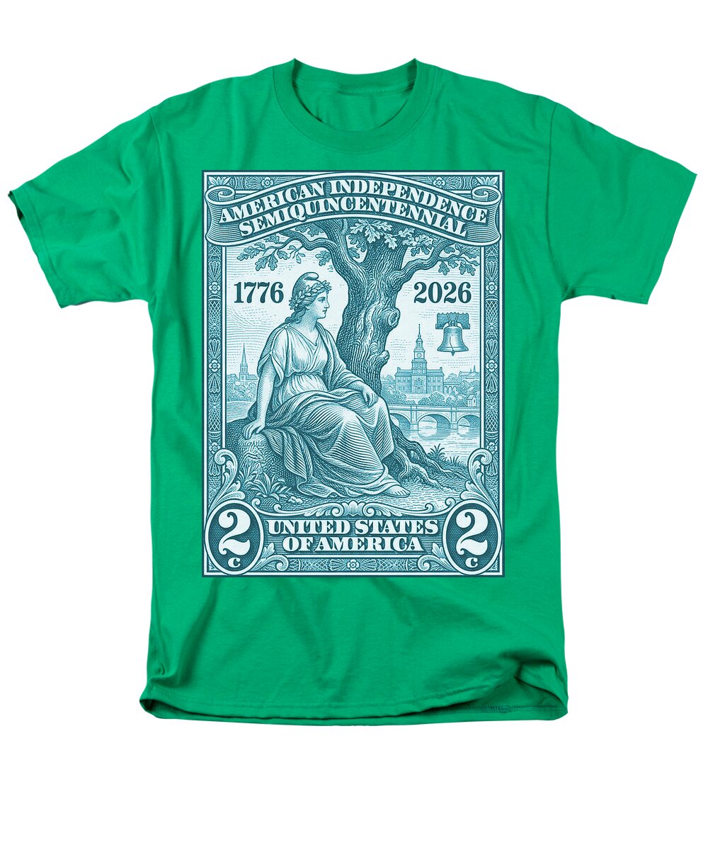 Liberty 2c blue - Men's T-Shirt  (Regular Fit)