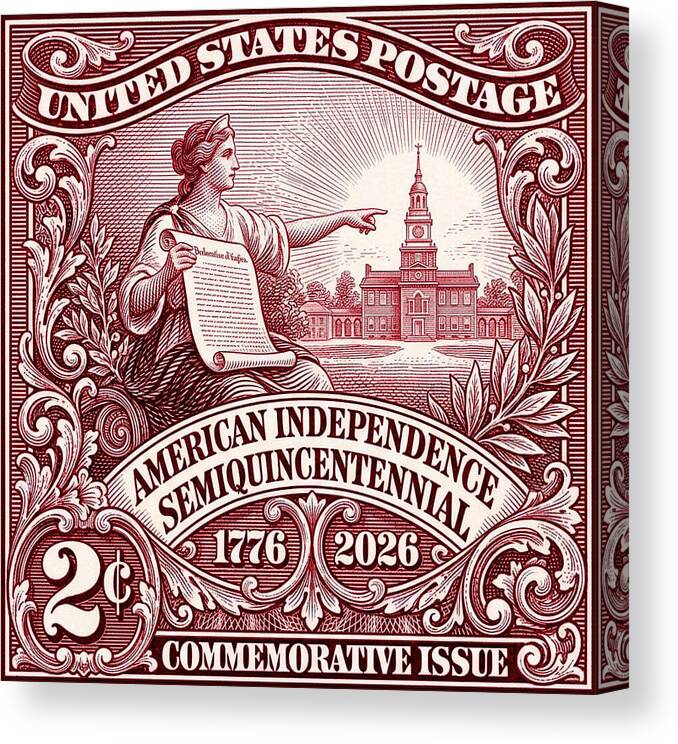 Liberty 2c - Canvas Print