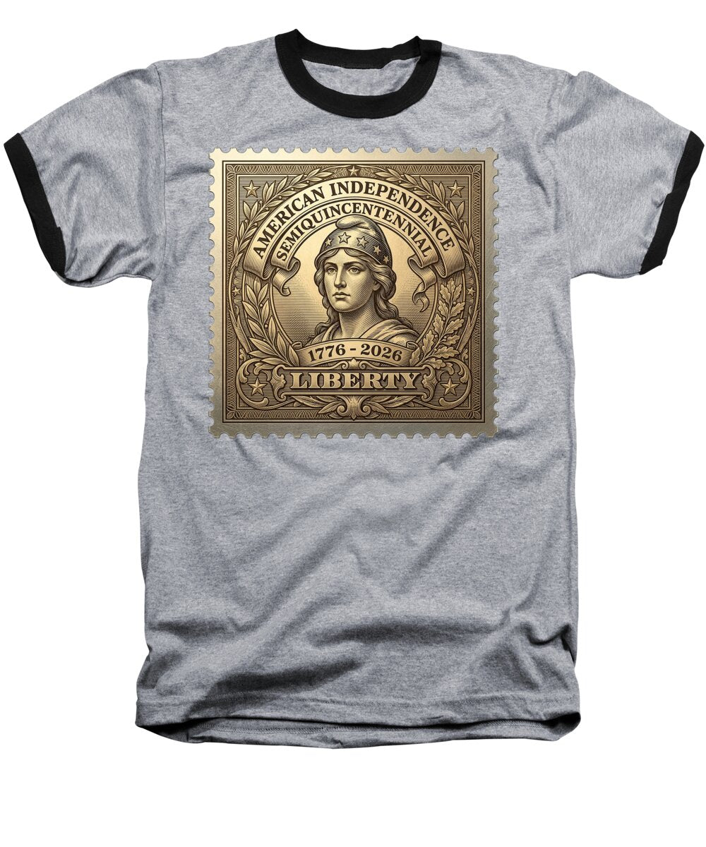 Liberty Gold Foil - Baseball T-Shirt