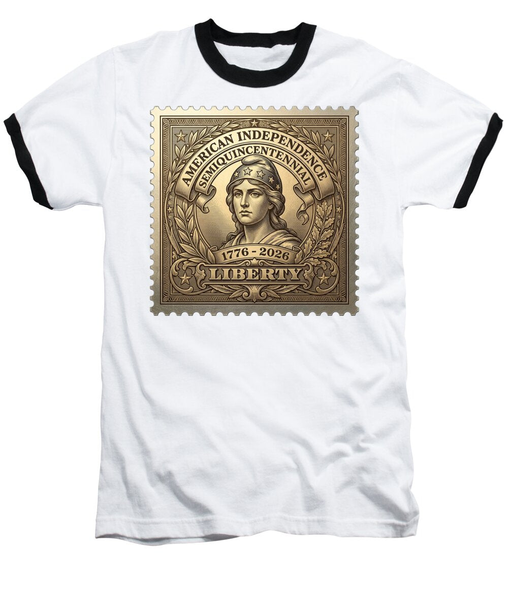 Liberty Gold Foil - Baseball T-Shirt