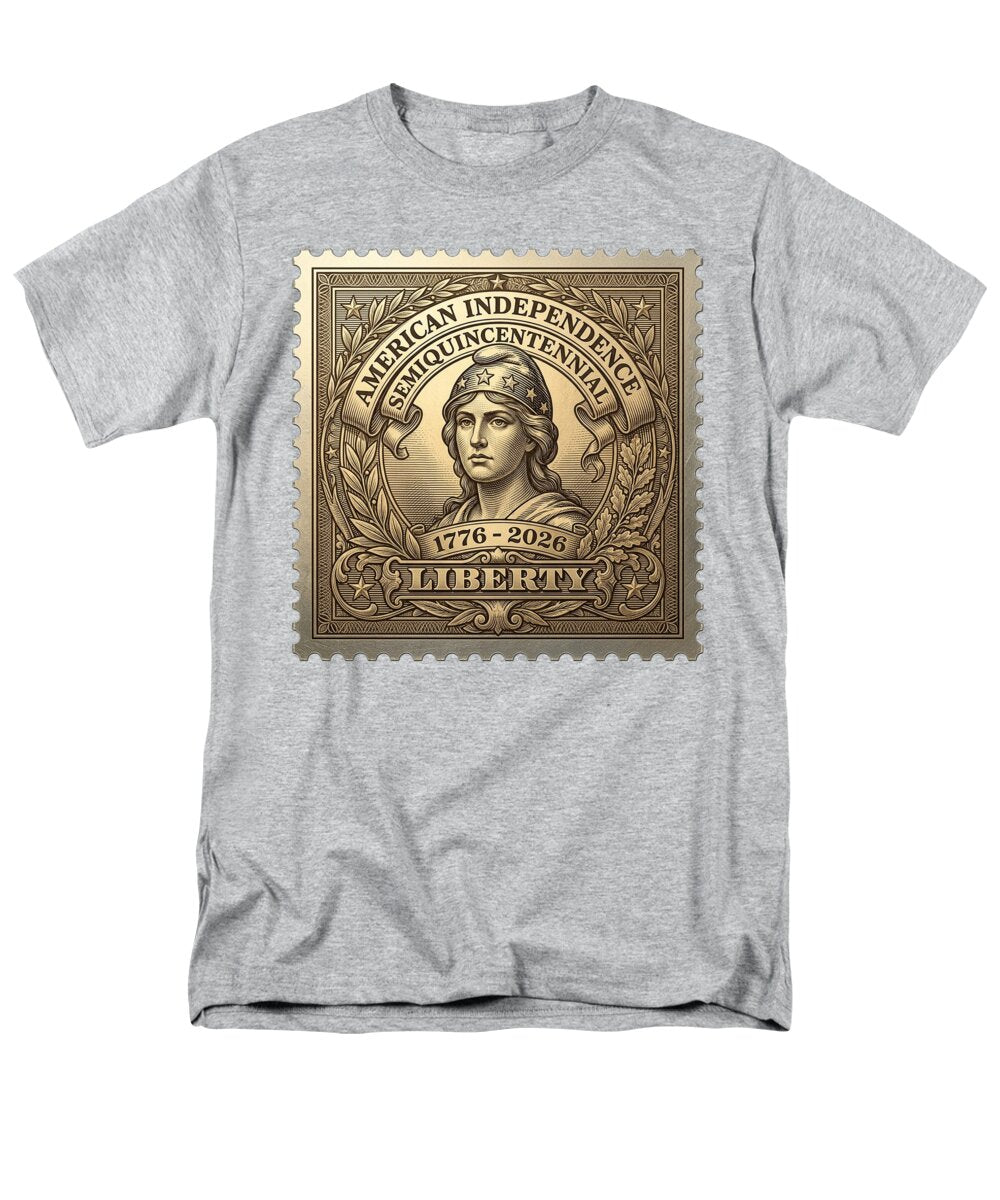 Liberty Gold Foil - Men's T-Shirt  (Regular Fit)