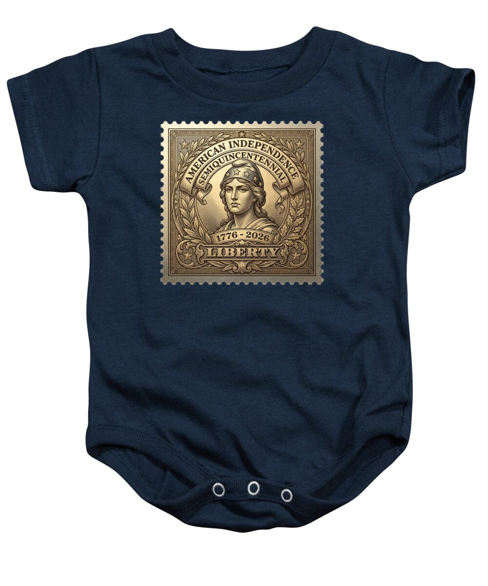 Liberty Gold Foil - Baby One-Piece