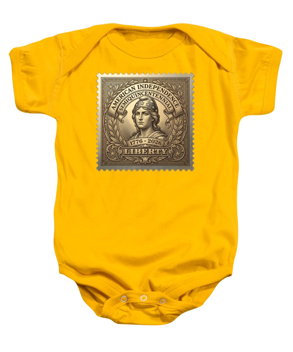Liberty Gold Foil - Baby One-Piece