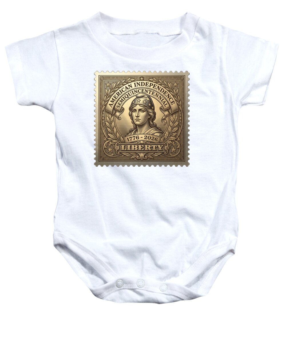 Liberty Gold Foil - Baby One-Piece