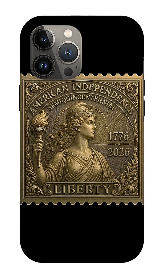 Liberty Gold Foil II - Phone Case