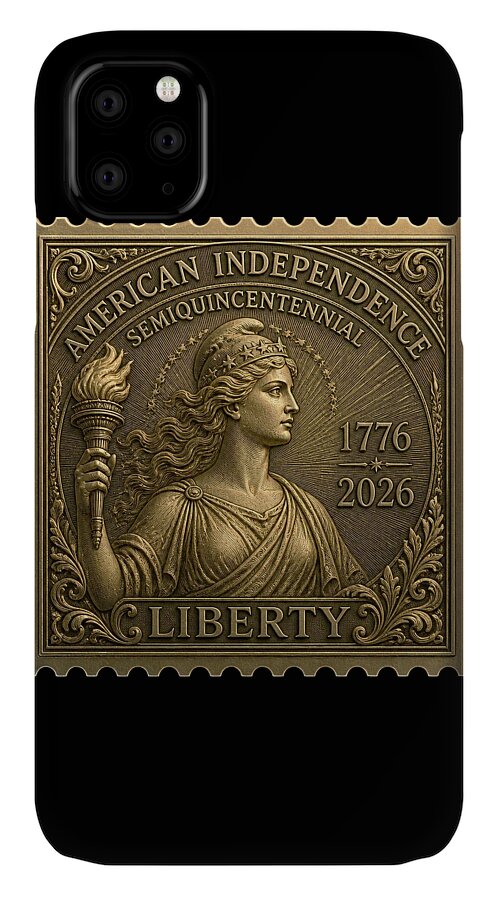 Liberty Gold Foil II - Phone Case
