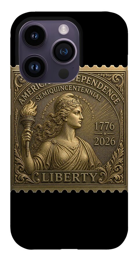 Liberty Gold Foil II - Phone Case