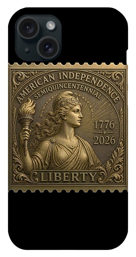 Liberty Gold Foil II - Phone Case