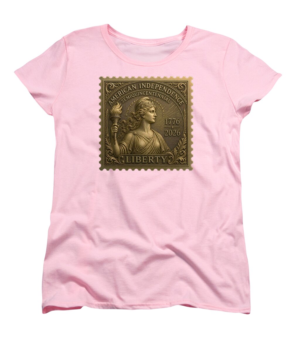 Liberty Gold Foil II - Women's T-Shirt (Standard Fit)