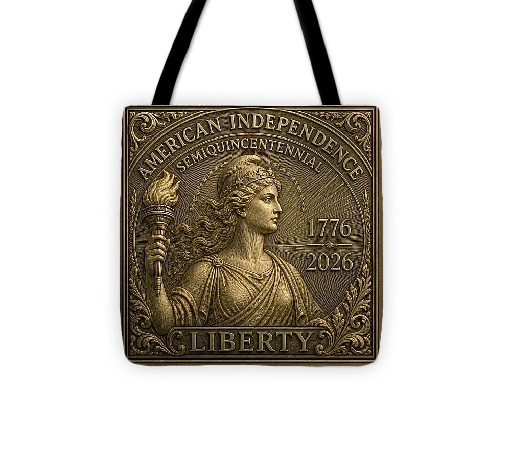 Liberty Gold Foil II - Tote Bag