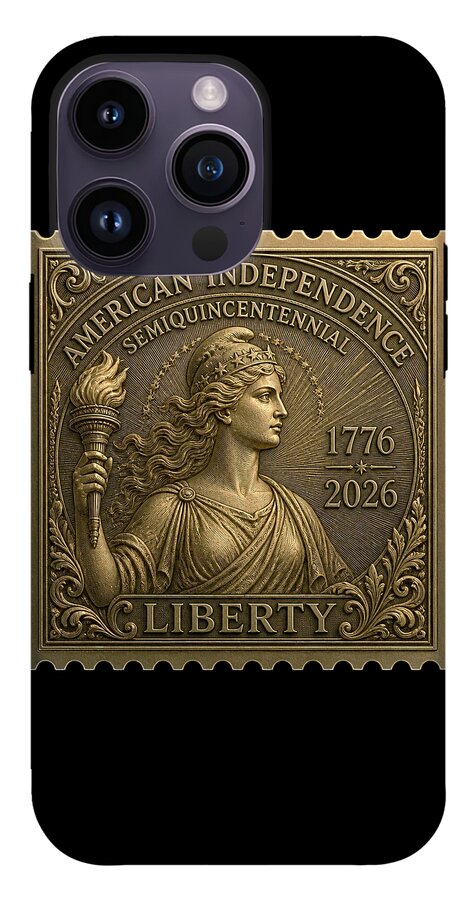 Liberty Gold Foil II - Phone Case