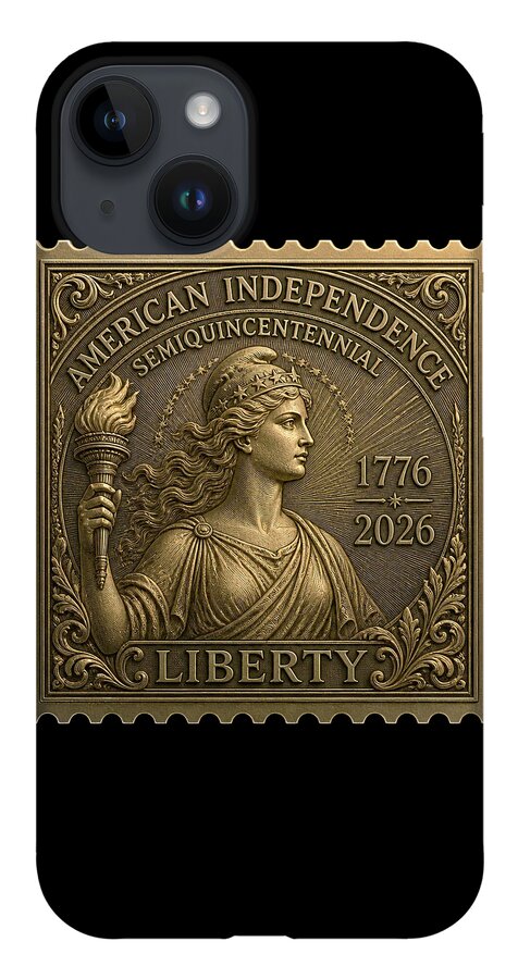 Liberty Gold Foil II - Phone Case