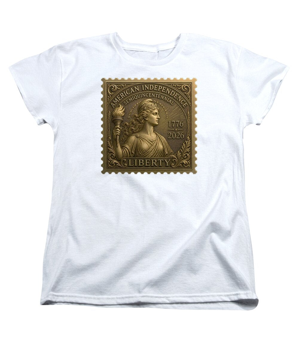 Liberty Gold Foil II - Women's T-Shirt (Standard Fit)