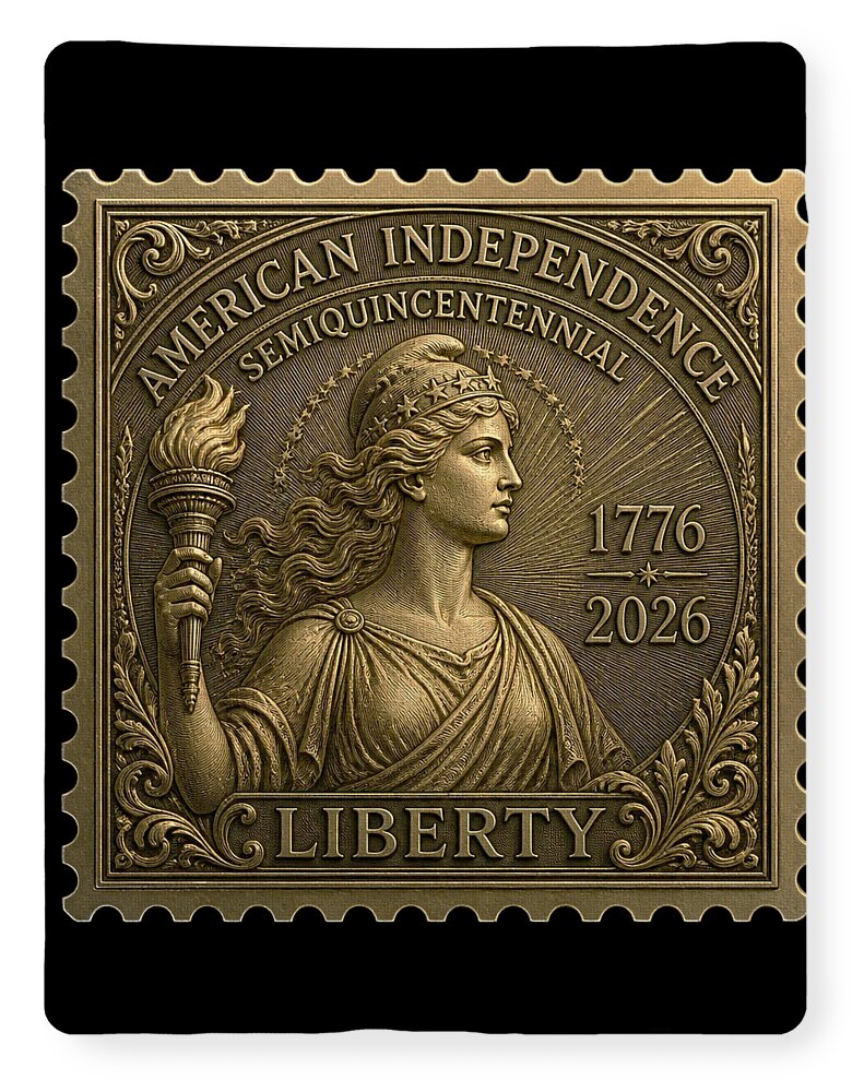 Liberty Gold Foil II - Blanket