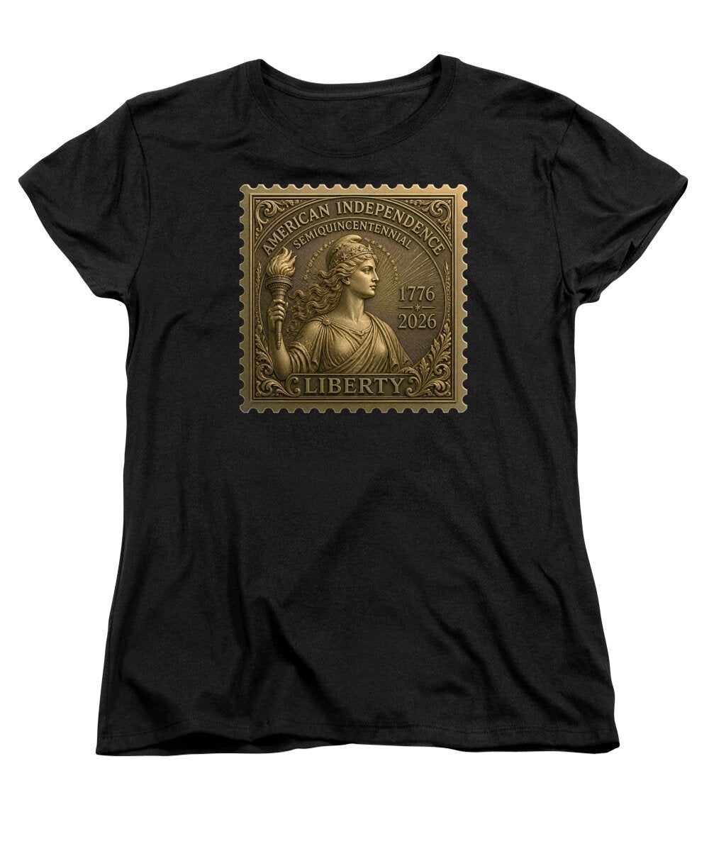 Liberty Gold Foil II - Women's T-Shirt (Standard Fit)