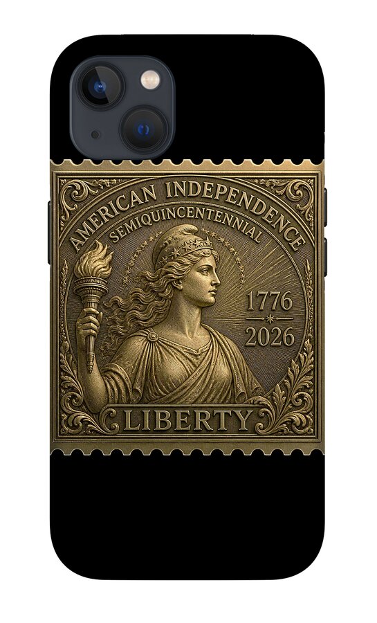 Liberty Gold Foil II - Phone Case