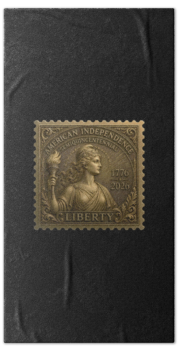 Liberty Gold Foil II - Bath Towel