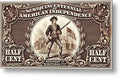 Minuteman 1/2c - Metal Print