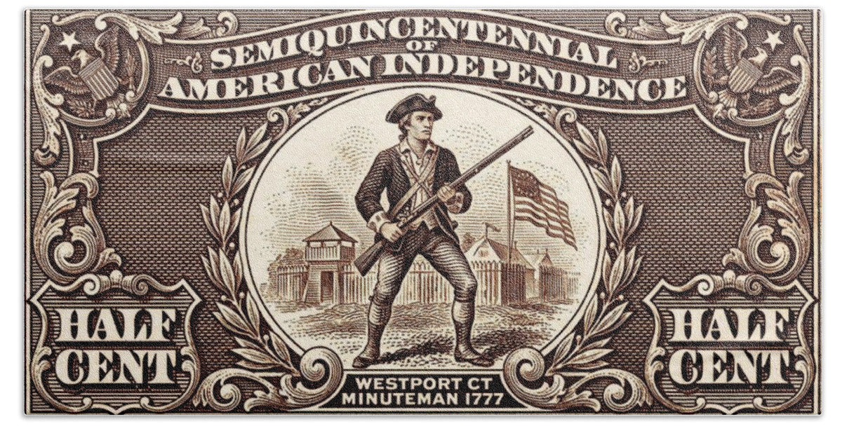 Minuteman 1/2c - Beach Towel