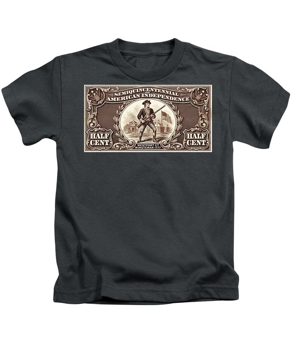 Minuteman 1/2c - Kids T-Shirt