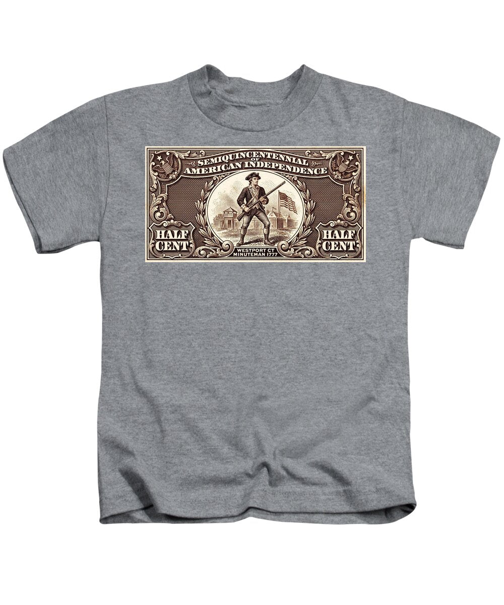 Minuteman 1/2c - Kids T-Shirt