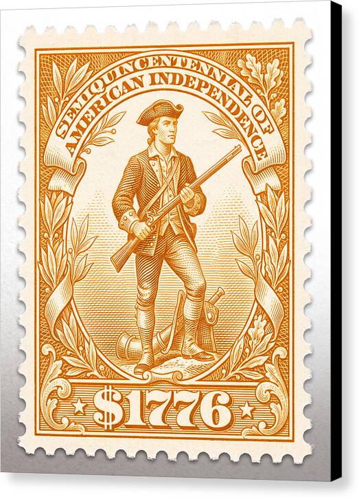 Minuteman $1776 - Canvas Print