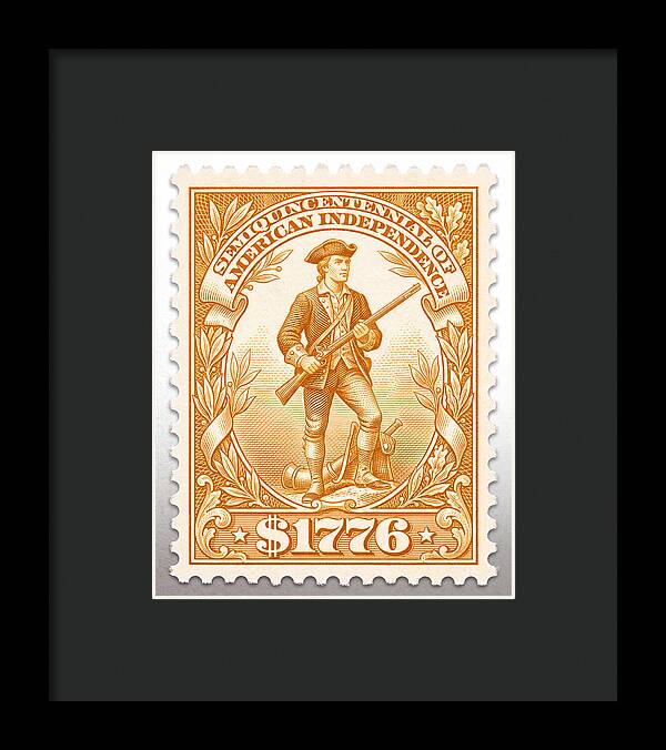 Minuteman $1776 - Framed Print