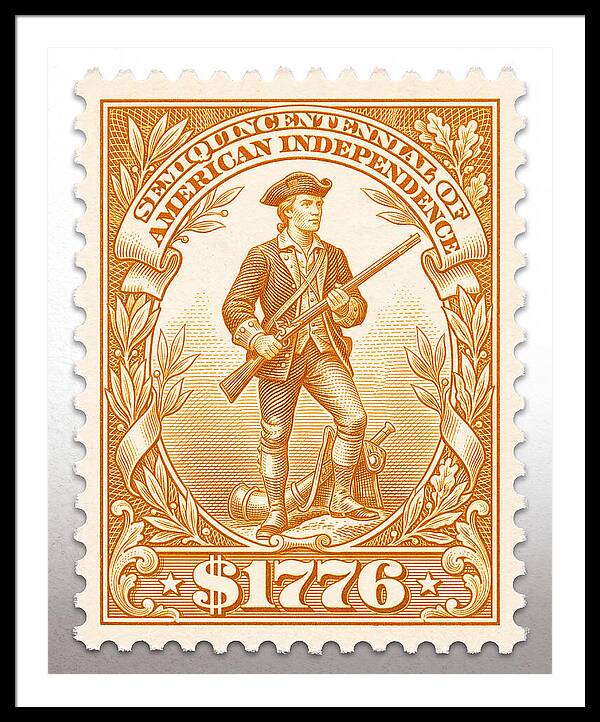 Minuteman $1776 - Framed Print