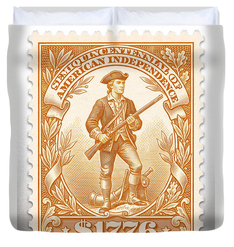 Minuteman $1776 - Duvet Cover