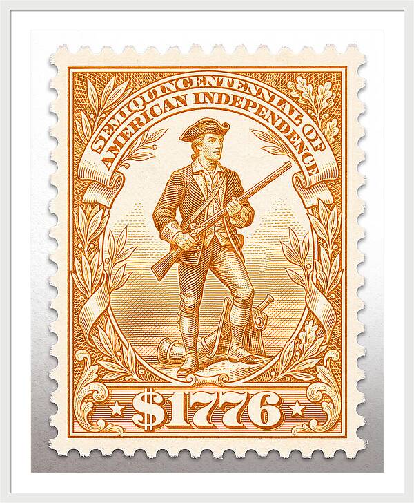 Minuteman $1776 - Framed Print