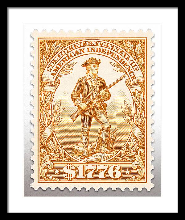 Minuteman $1776 - Framed Print