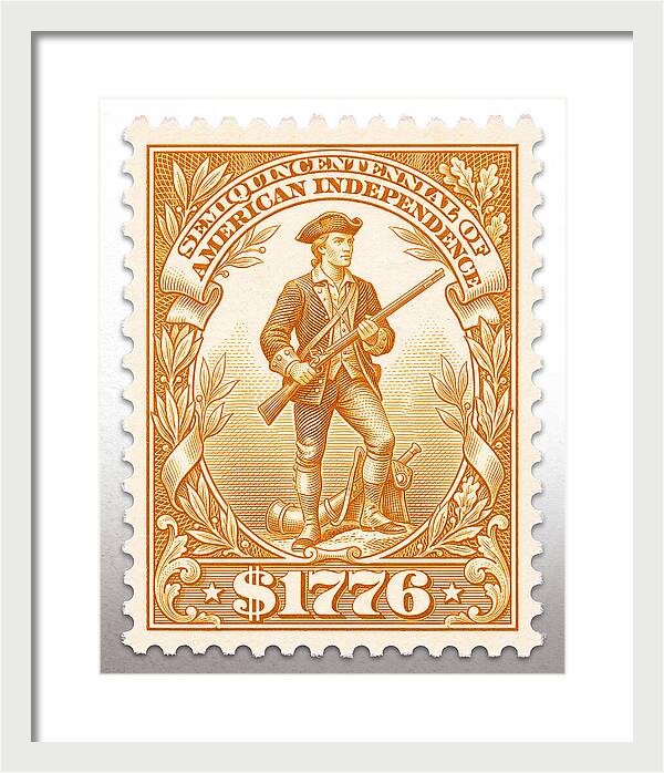 Minuteman $1776 - Framed Print