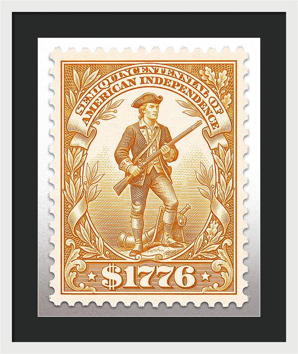Minuteman $1776 - Framed Print