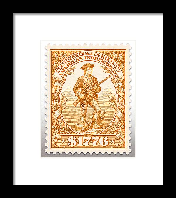 Minuteman $1776 - Framed Print