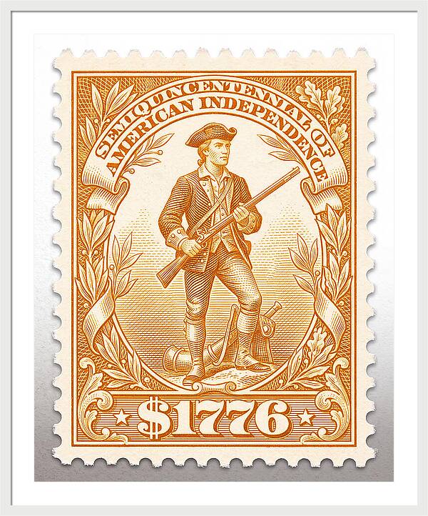 Minuteman $1776 - Framed Print