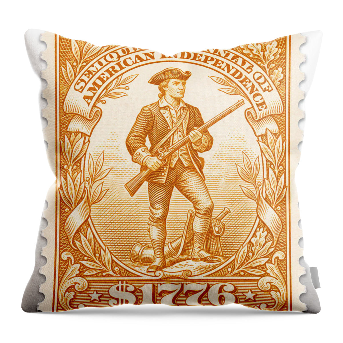 Minuteman $1776 - Throw Pillow