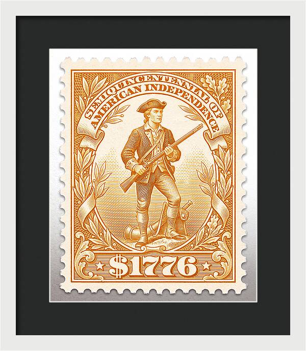 Minuteman $1776 - Framed Print