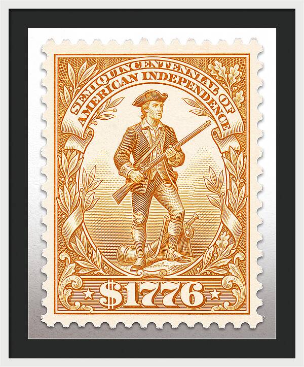 Minuteman $1776 - Framed Print