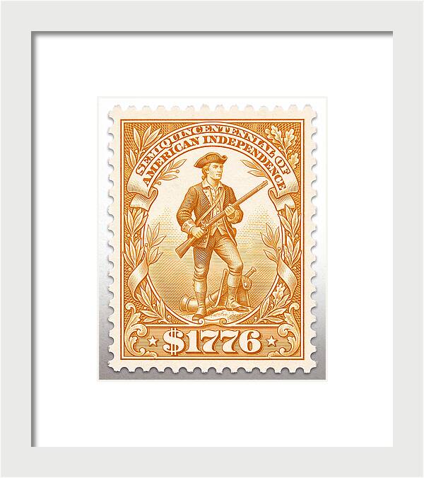 Minuteman $1776 - Framed Print