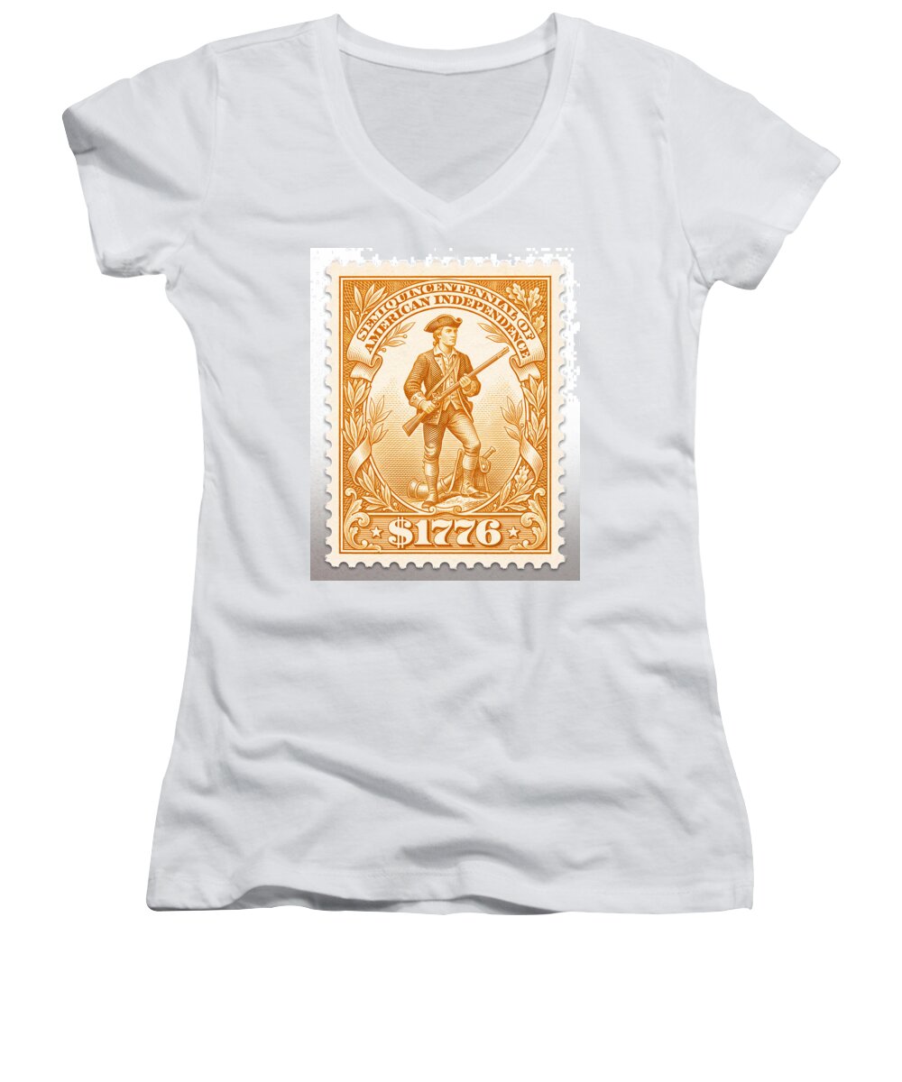 Minuteman $1776 - Women's V-Neck