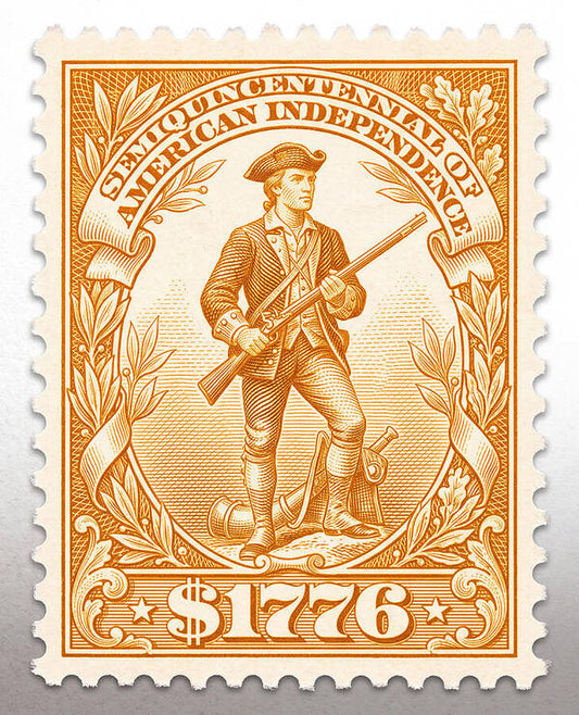 Minuteman $1776 - Art Print