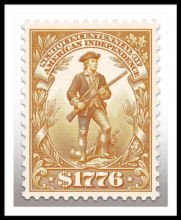 Minuteman $1776 - Framed Print