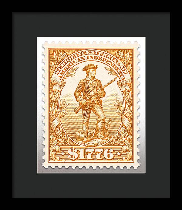 Minuteman $1776 - Framed Print