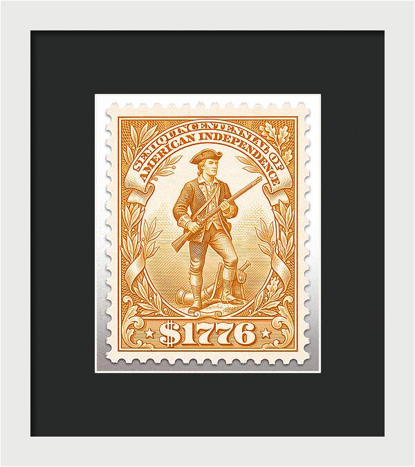 Minuteman $1776 - Framed Print