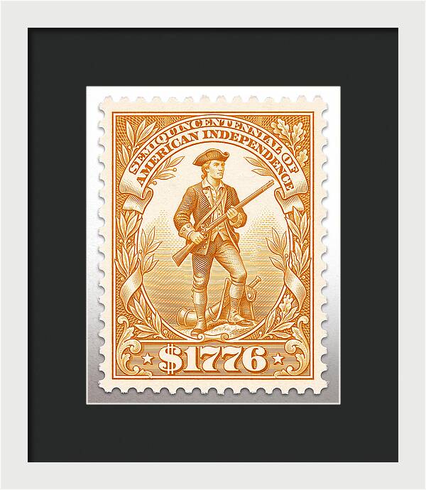 Minuteman $1776 - Framed Print
