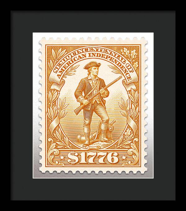 Minuteman $1776 - Framed Print