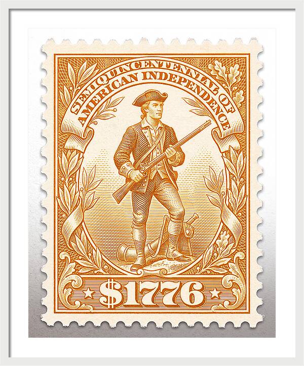 Minuteman $1776 - Framed Print